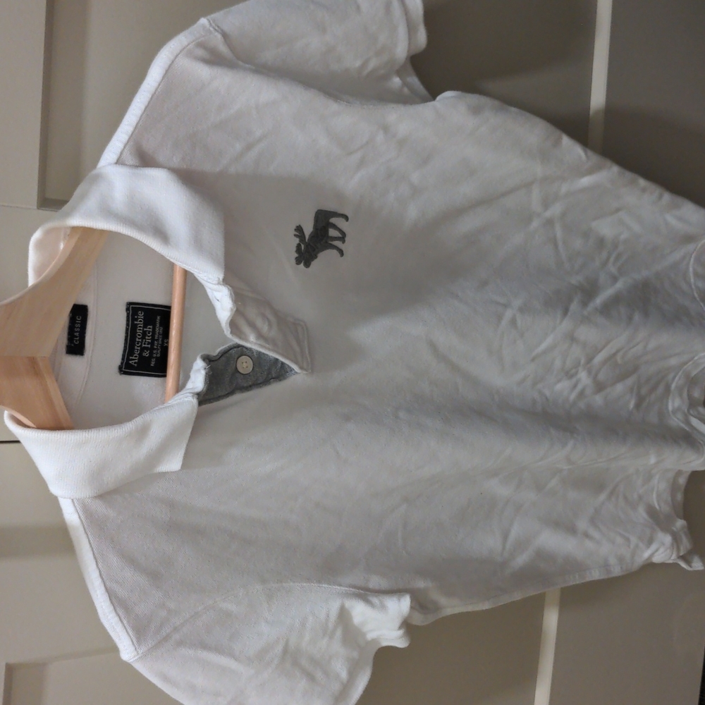 Abercrombie & Fitch mens white short sleeve xs